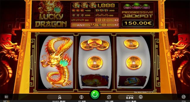 Một số biểu tượng trả thưởng trong Lucky Dragon slot