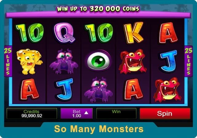 Cách chơi Little Monsters slot tương đối đơn giản